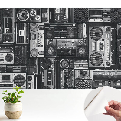 Tapeta na zeď Stylový retro vzor s rádii