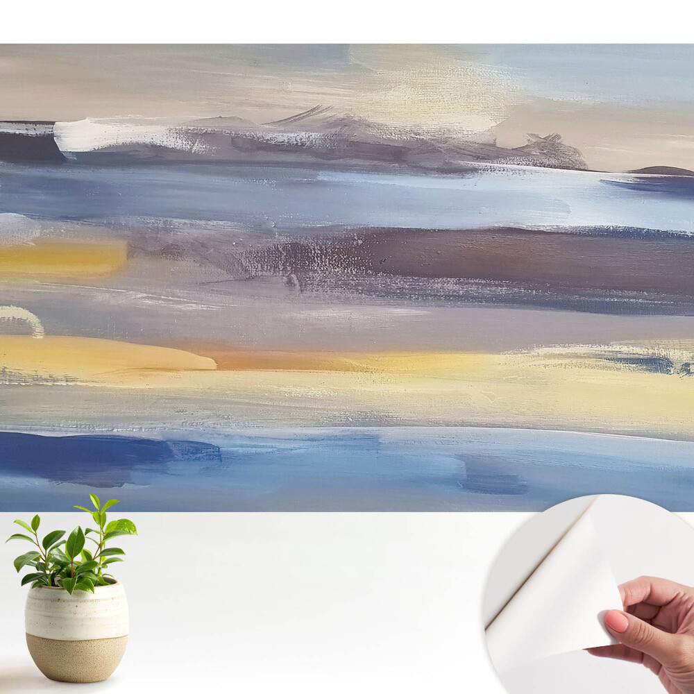 Tapeta na zeď Abstraktní krajina v jemných barvách