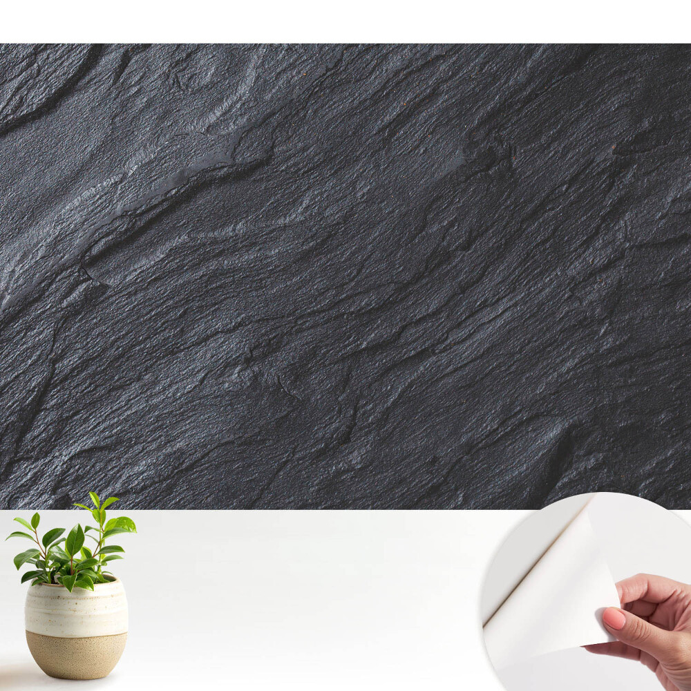 Tapeta do obyvaku Tmavá kamenná textura