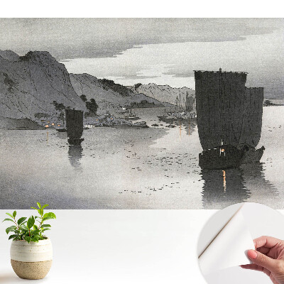 Tapeta do obyvaku Plachty a hory za soumraku