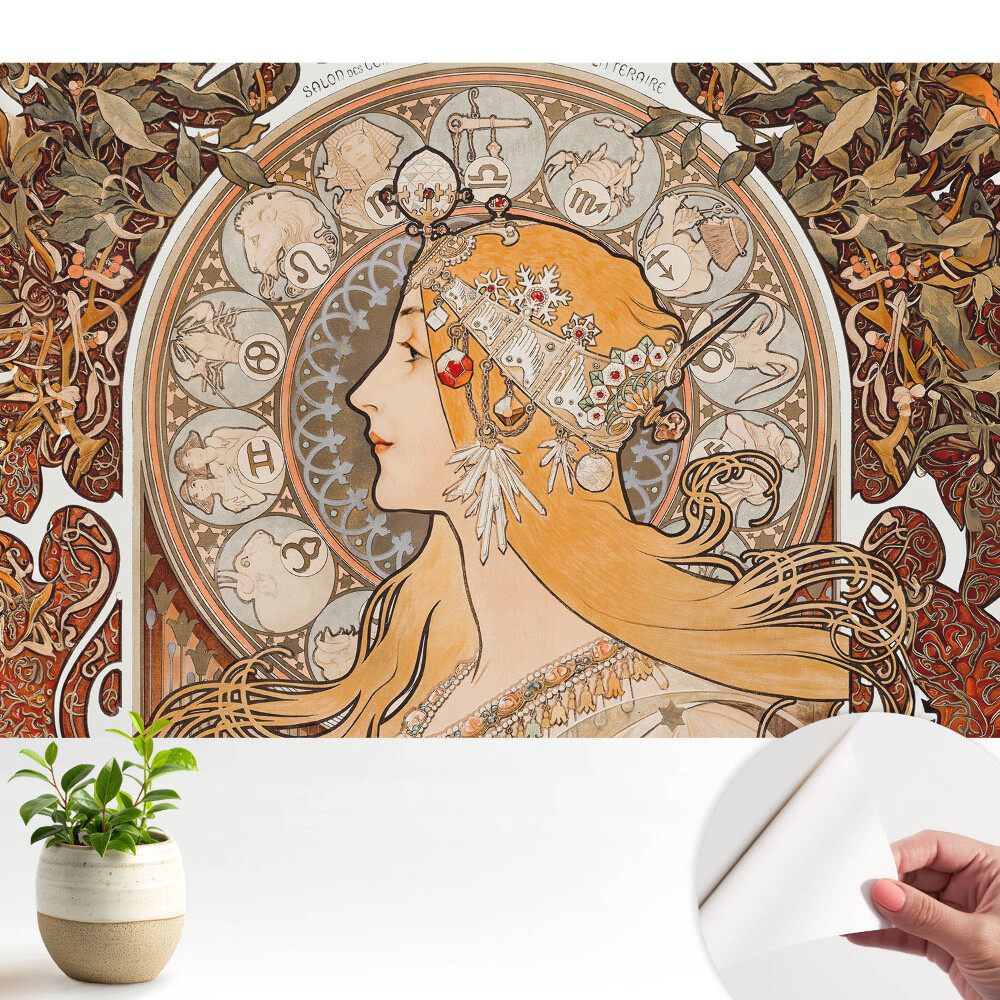 Tapeta na zeď Symboly ženy a zvěrokruhu