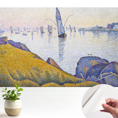 Tapeta do obyvaku Přímořská krajina s plachetnicemi