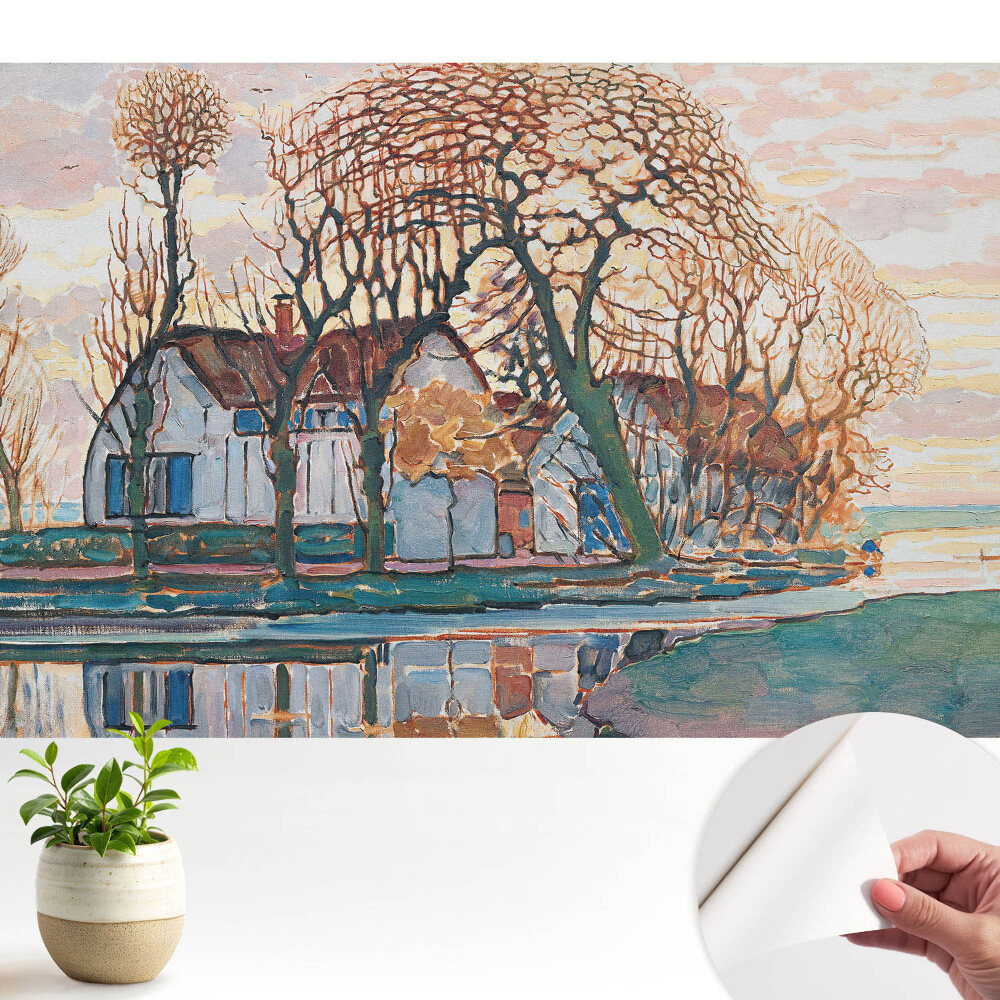 Tapeta Zrcadlový obraz klidné venkovské scenérie