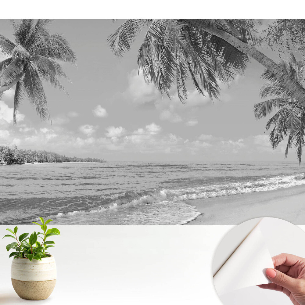 Tapeta na zeď Exotická pláž s palmami