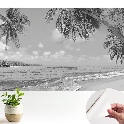 Tapeta na zeď Exotická pláž s palmami
