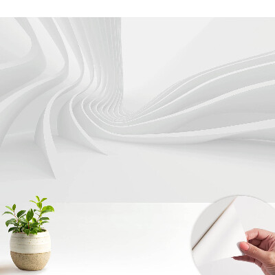 Tapeta Moderní bílé čáry v pohybu