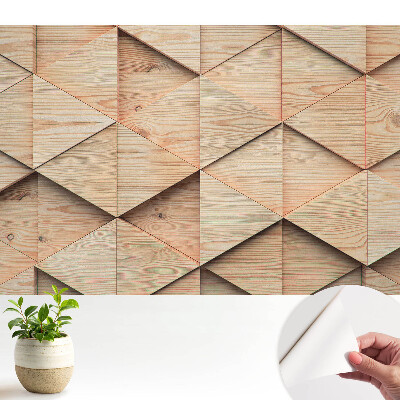 Tapeta Dřevěné geometrické panely v moderním stylu