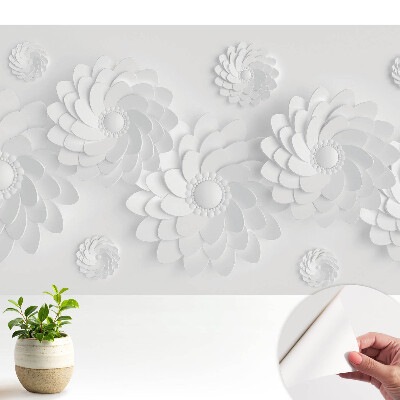 Tapeta na zeď Květinové spirály v moderním stylu