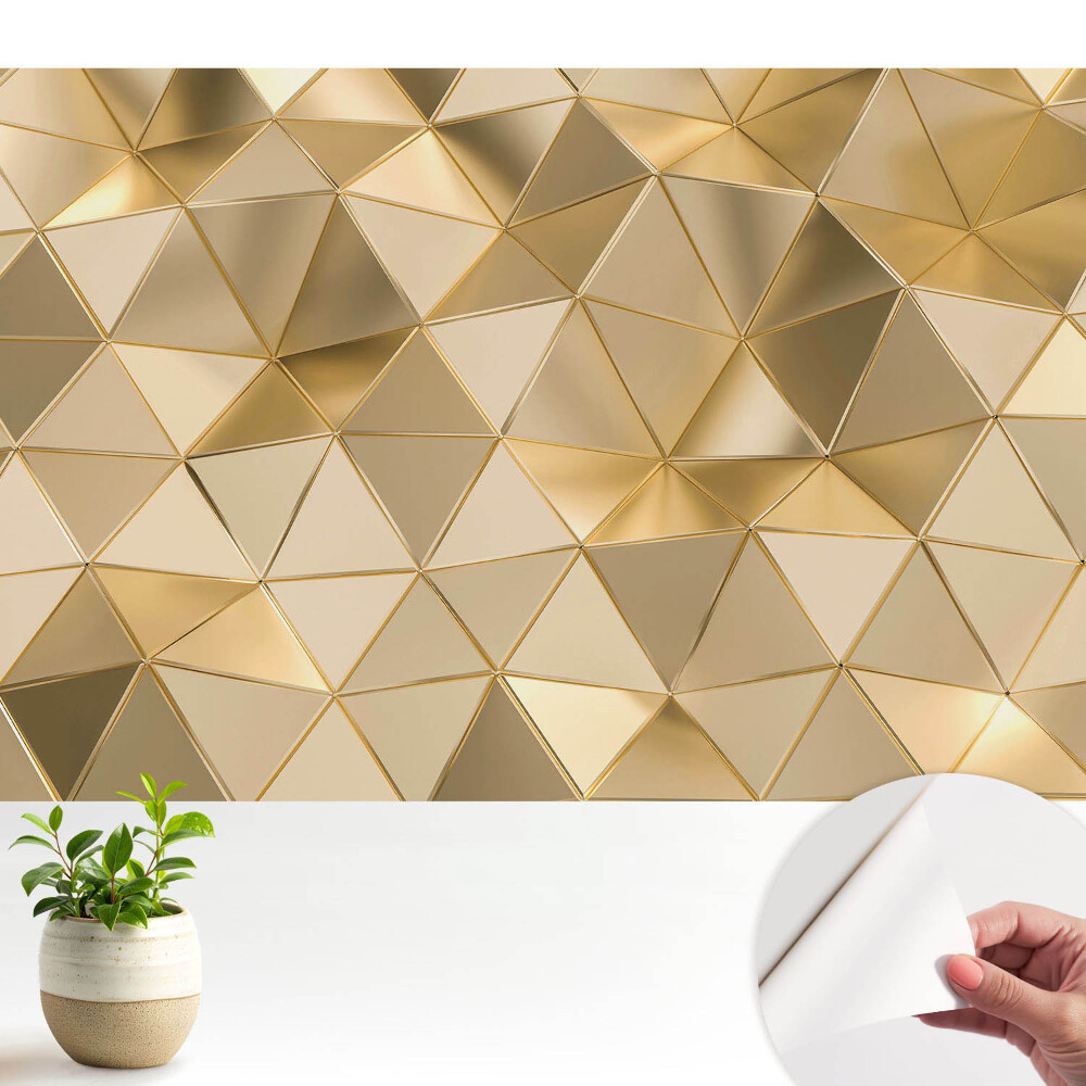 Tapeta Geometrické trojúhelníky moderní elegance