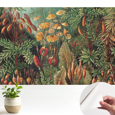 Tapeta do obyvaku Exotická vegetace v harmonické kompozici