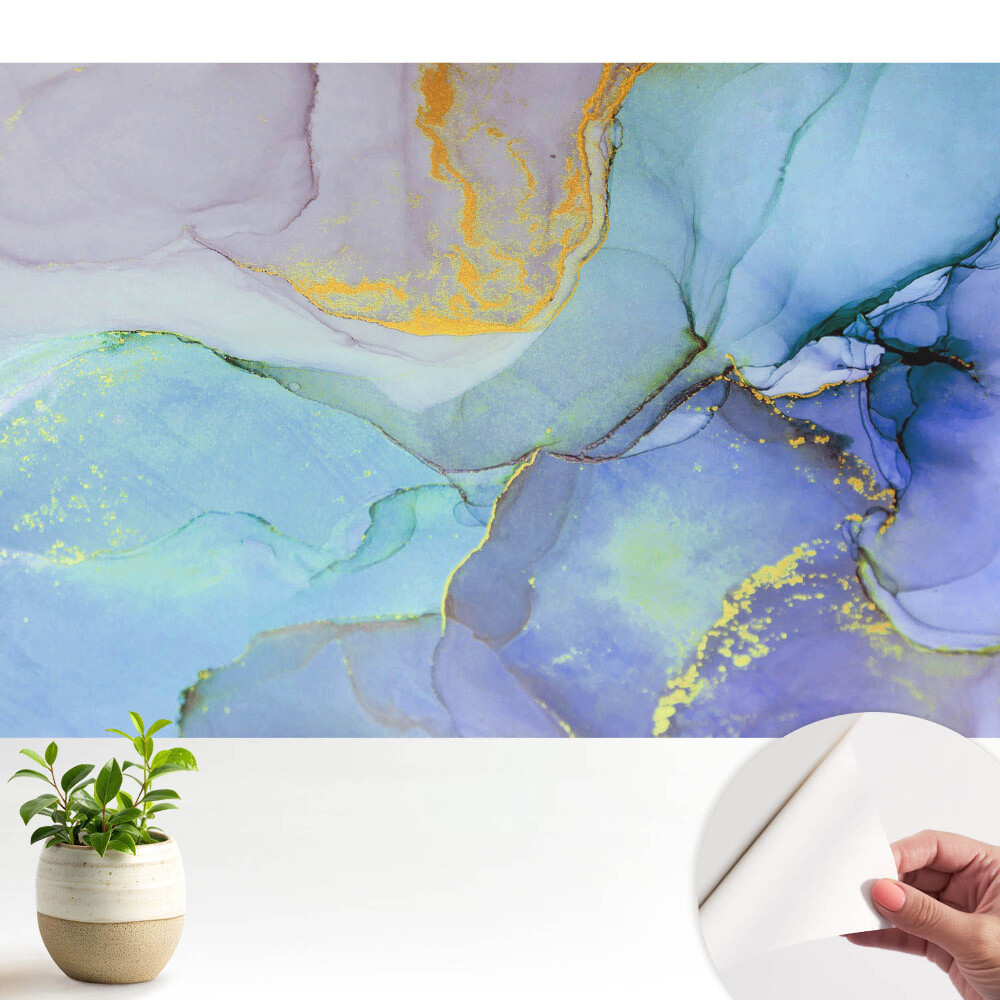 Tapeta Barevné akvarelové abstraktní skvrny