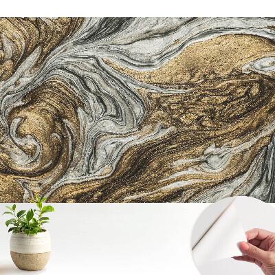 Tapeta do obyvaku Abstraktní víry a vlny v teplých odstínech