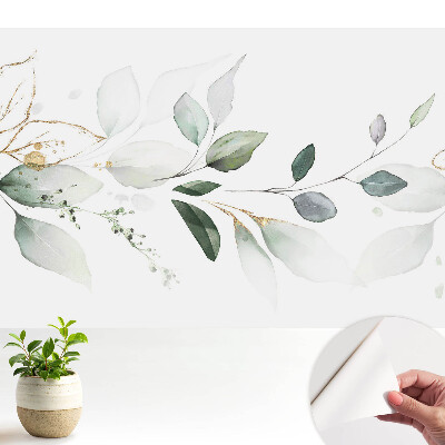 Tapeta Jemné listové kompozice v akvarelu