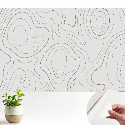 Tapeta na zeď Abstraktní vlny čáry kontury