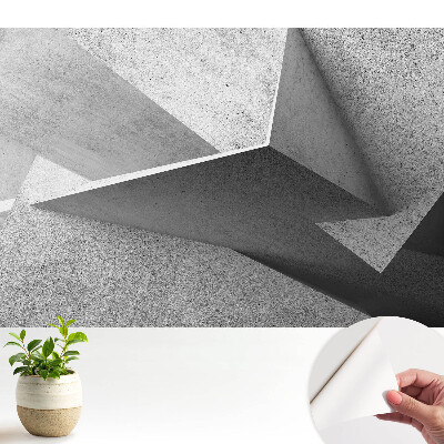 Tapeta do obyvaku Surové prostorové formy v minimalistickém stylu