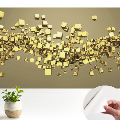 Tapeta Žluté kostky v dynamické formě