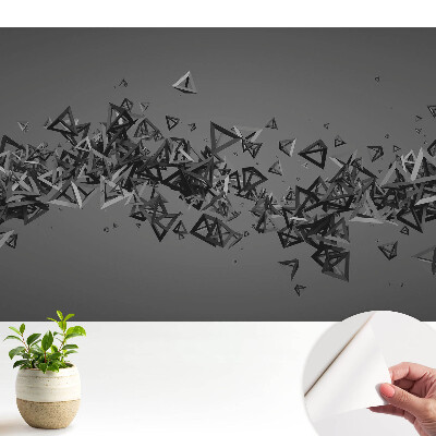 Tapeta na zeď 3D trojúhelníky chaosu