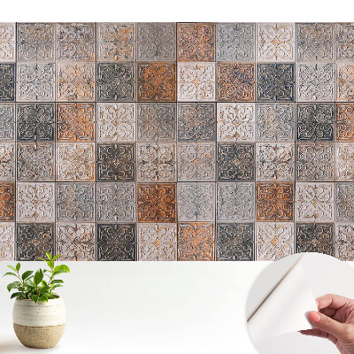 Tapeta do obyvaku Klasické dlaždice s ornamenty