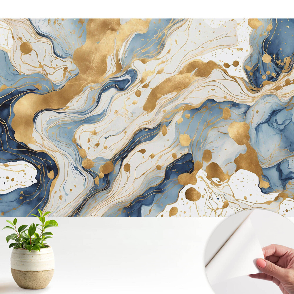 Tapeta Harmonie plynulých linií a barev