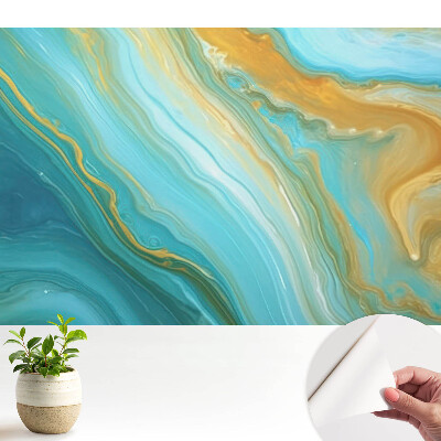 Tapeta Vlny barev v abstraktním stylu