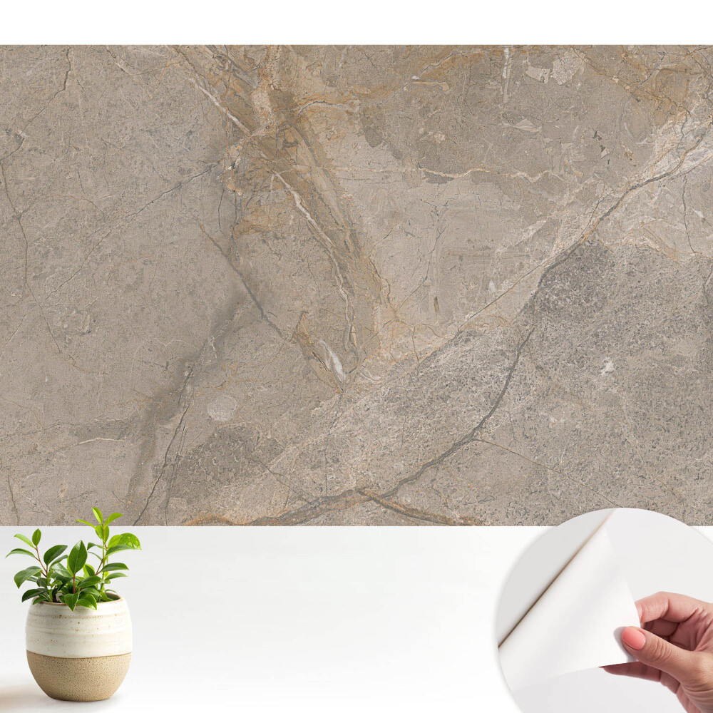 Tapeta do obyvaku Kámen s béžovými a šedými vzory