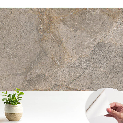 Tapeta do obývacího pokoje s motivem kamene v béžových a šedých tónech