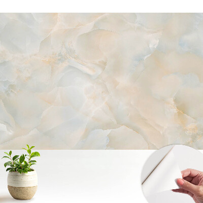 Tapeta do obývacího pokoje s jemnými plynulými kamennými tvary