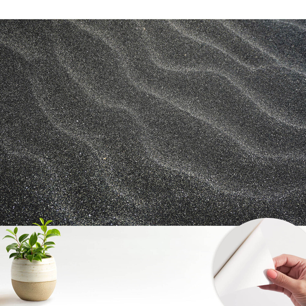 Tapeta na zeď Vlnité čáry na tmavém pozadí