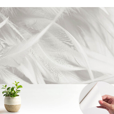 Tapeta do obyvaku Nadýchané bílé peří