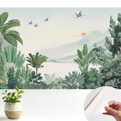 Tapeta Exotická džungle krajina příroda