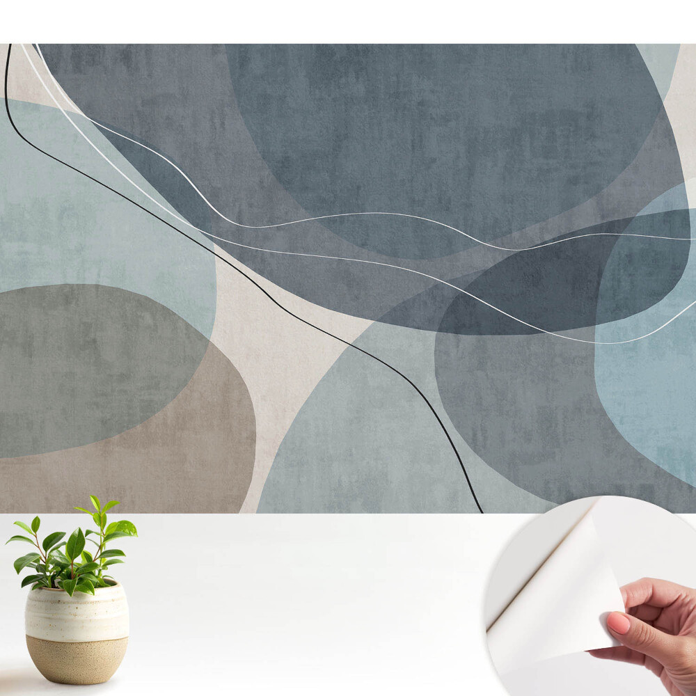 Tapeta Abstraktní tvary, klidná atmosféra