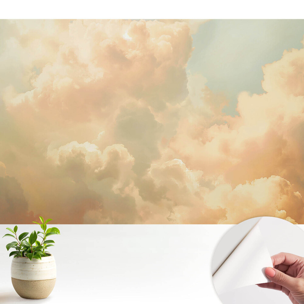 Tapeta na zeď Pastelové mraky sní o míru