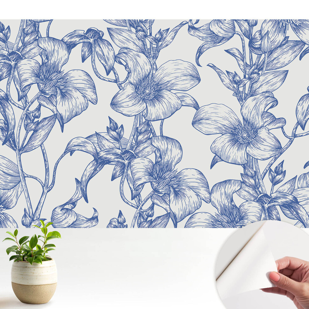 Tapeta Elegantní klasický květinový vzor