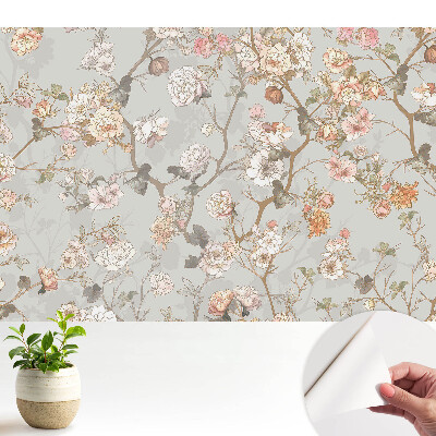 Tapeta Klasický pastelový květinový motiv