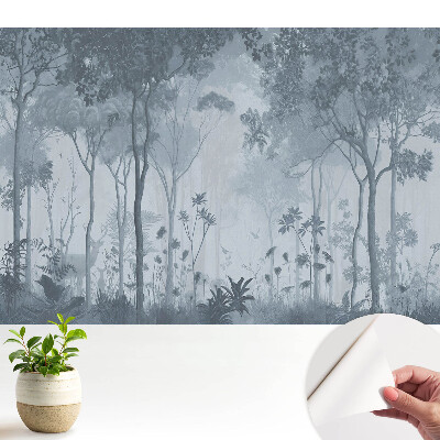 Tapeta do obyvaku Jemná lesní mlha plná tajemství