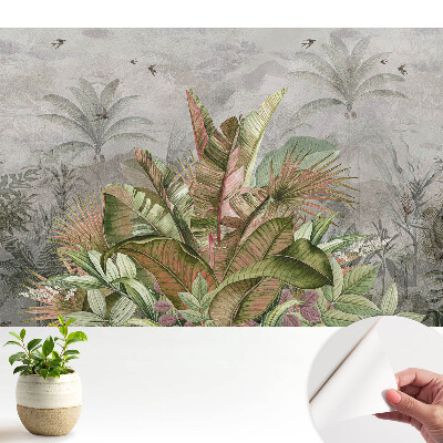 Tapeta na zeď Vintage tropické listy