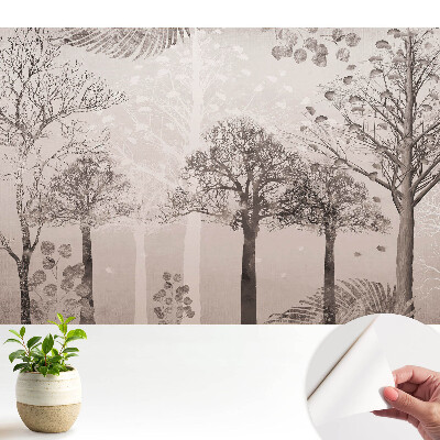 Tapeta do obyvaku Uklidňující lesní krajina