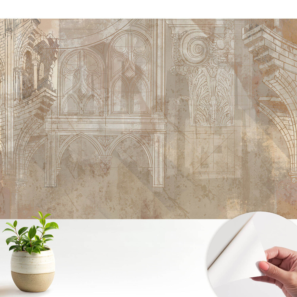 Tapeta Architektonické detaily v klasické kompozici