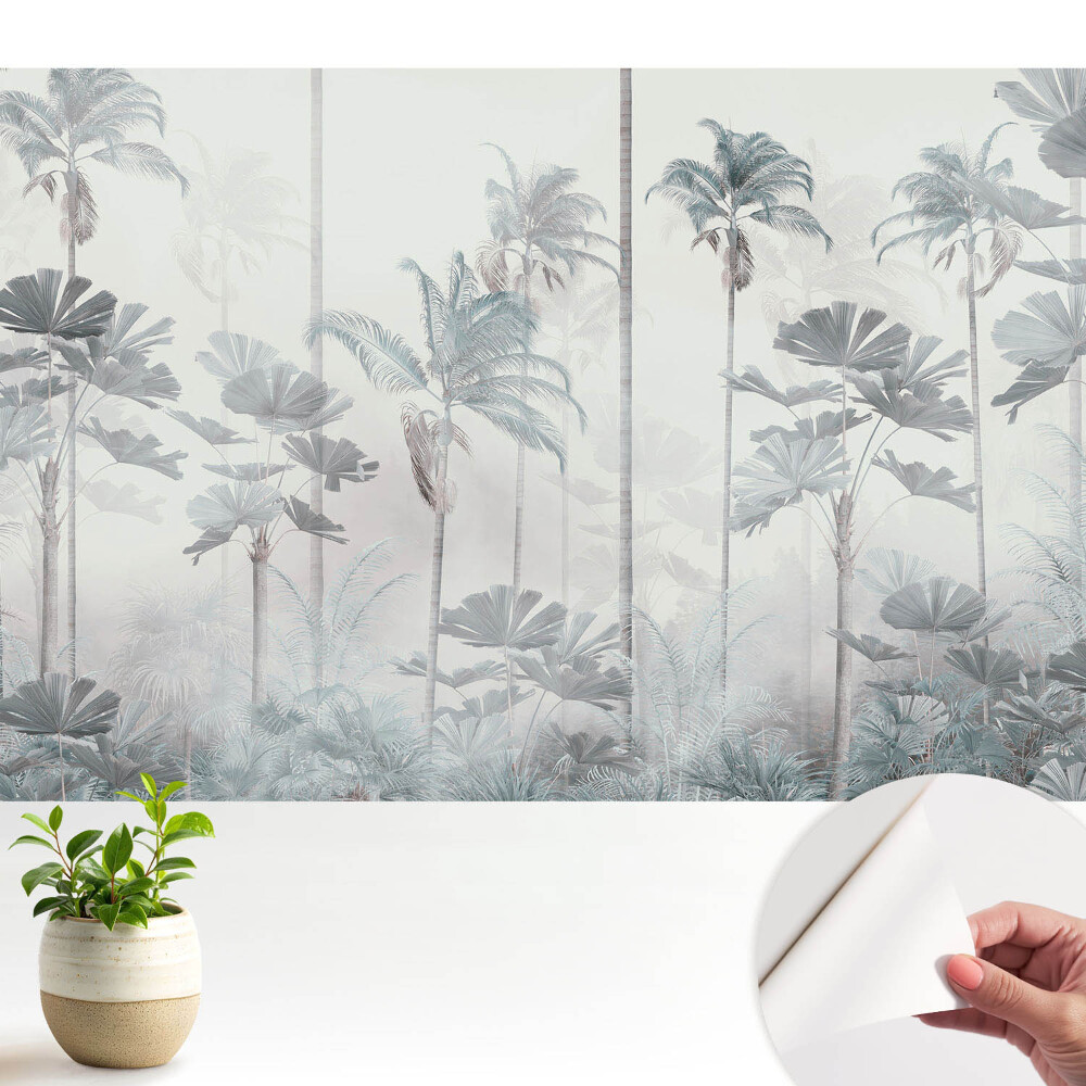 Tapeta Exotické palmy v jemné mlze