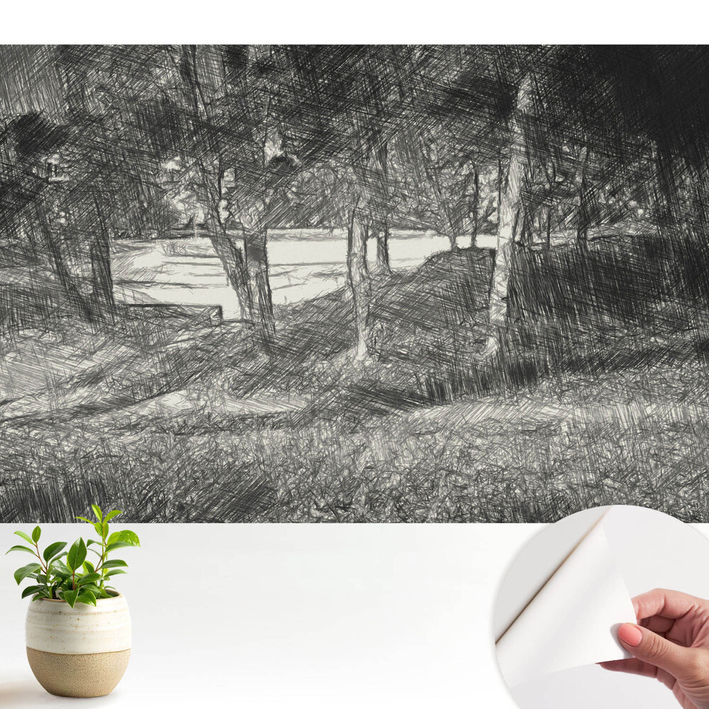 Tapeta do obyvaku Krajina strom řeka mír harmonie