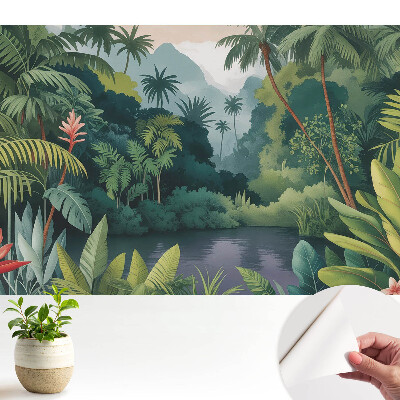 Tapeta Relaxační harmonie tropické džungle