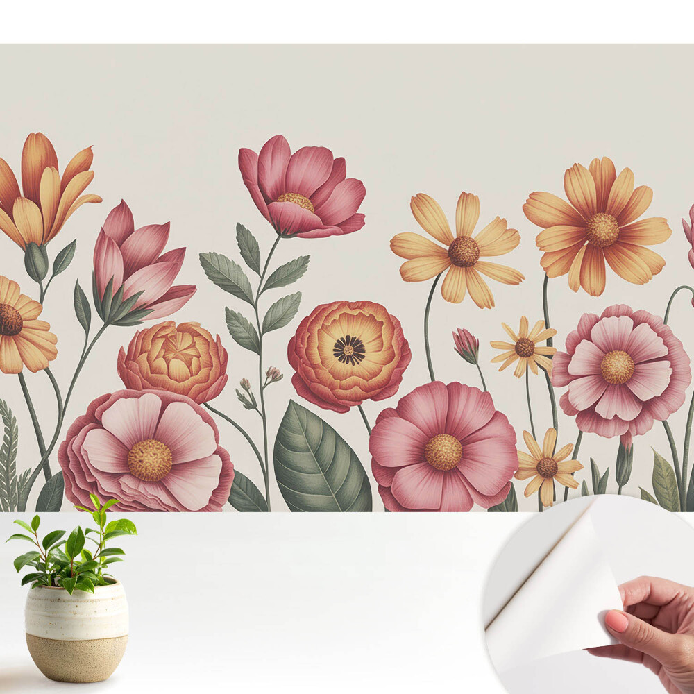 Tapeta Květinová elegance klasický styl harmonie