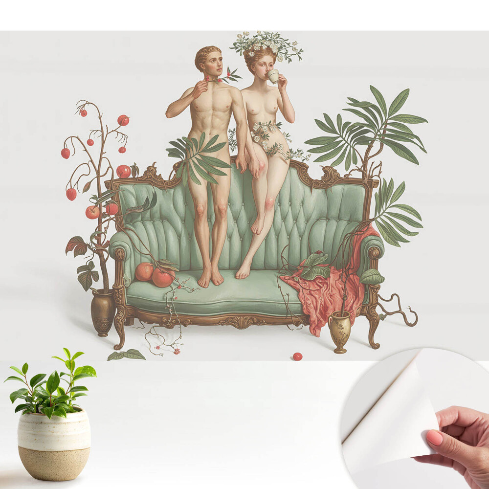 Tapeta do obyvaku Klasický symetrický surrealismus