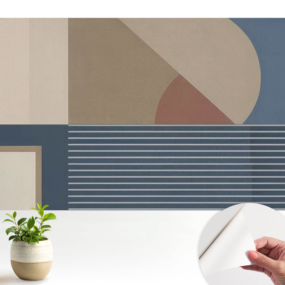 Tapeta na zeď Geometrický minimalismus s nádechem elegance