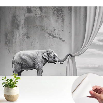 Tapeta Slon v surrealistickém světě