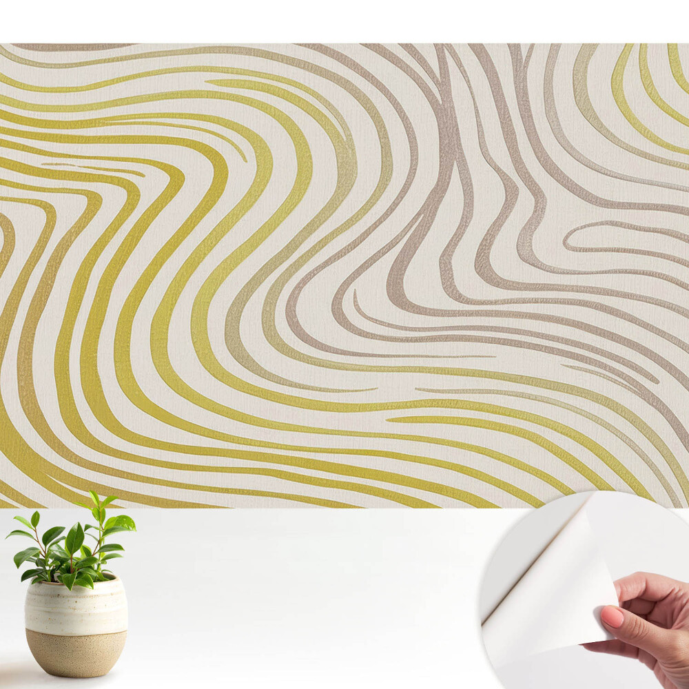 Tapeta na zeď Smyslný vzor s vlnitými liniemi