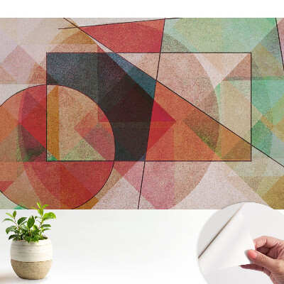 Tapeta na zeď Barevné geometrické tvary, které inspirují