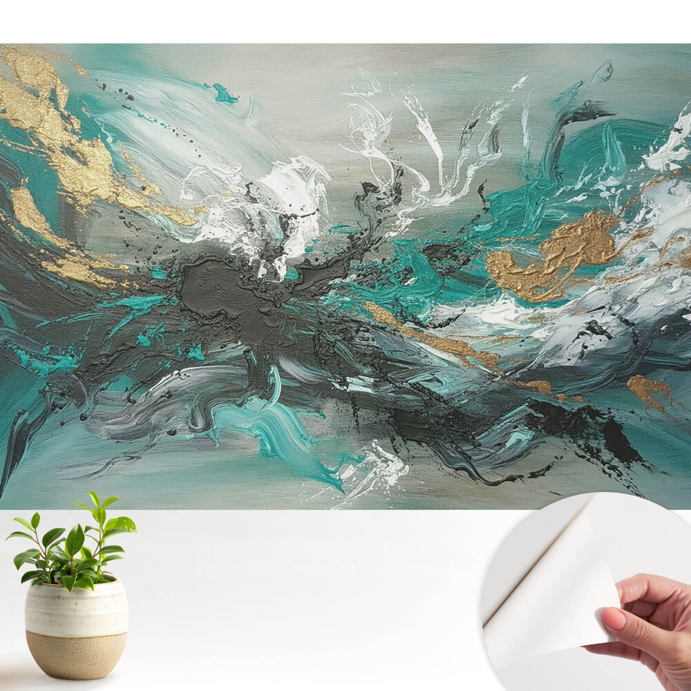 Tapeta Abstraktní kompozice barev plná energie