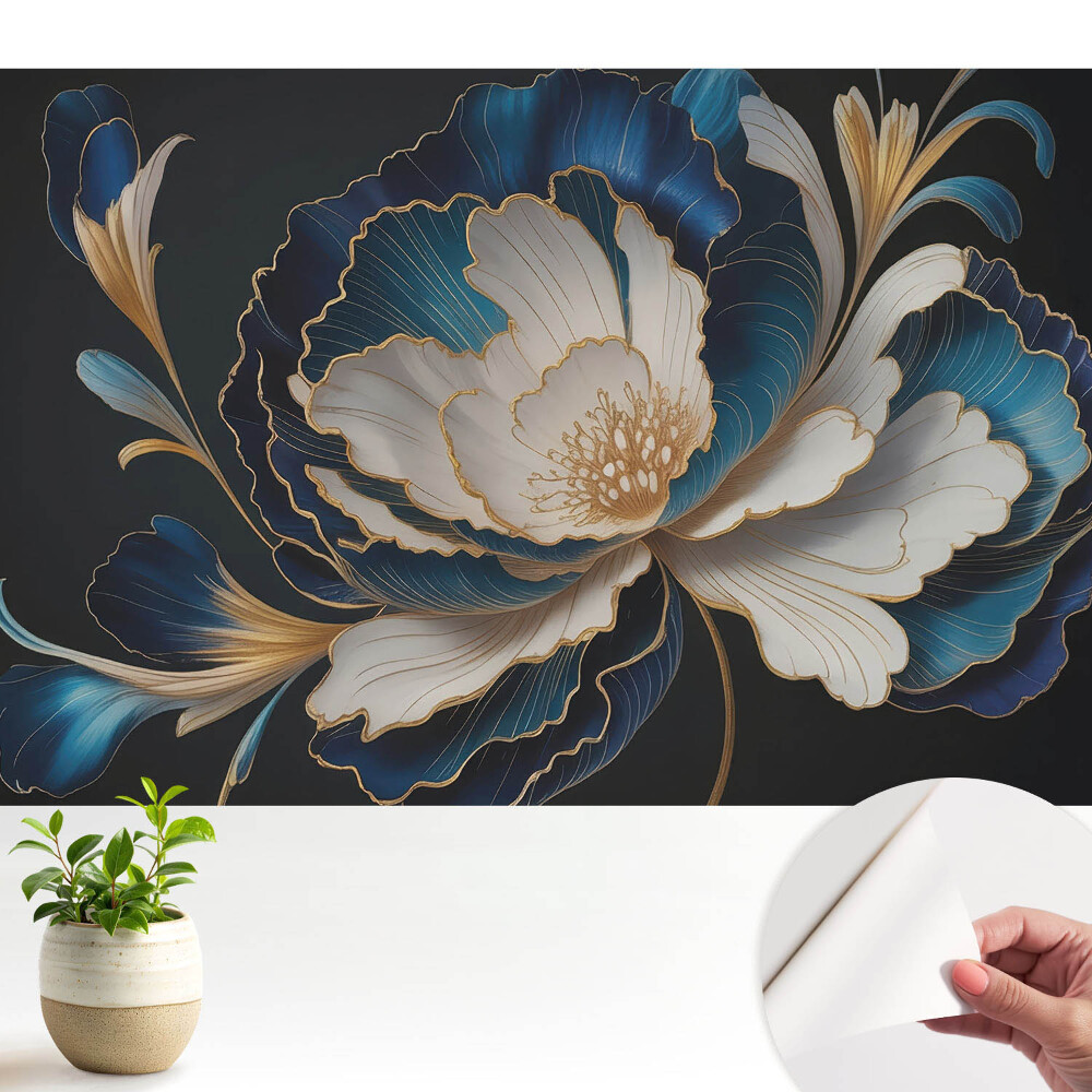 Tapeta Elegance a svěžest velkých květů