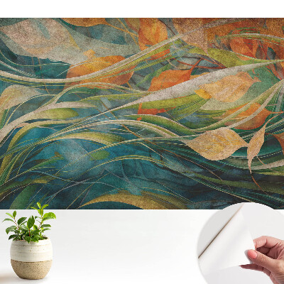 Tapeta Přírodní listy na vodě